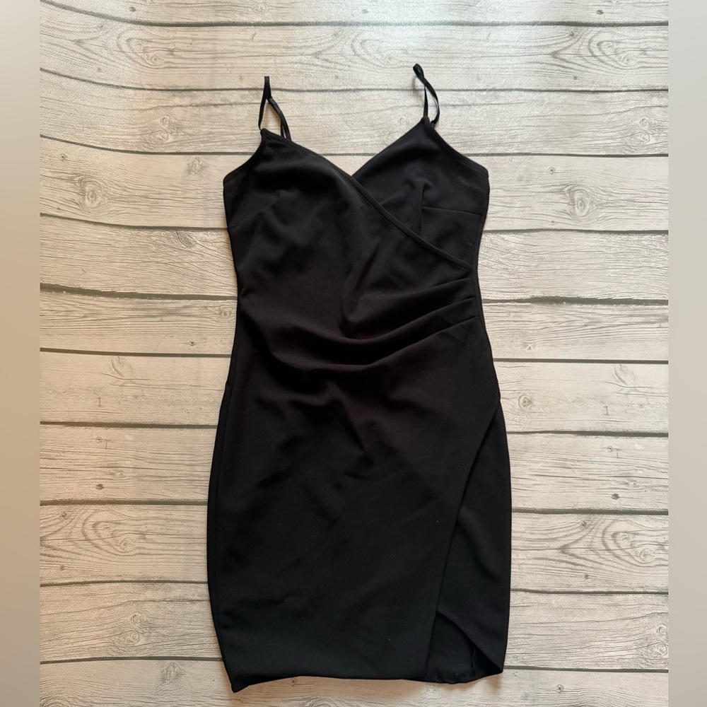 Emerald Sundae Black mini dress